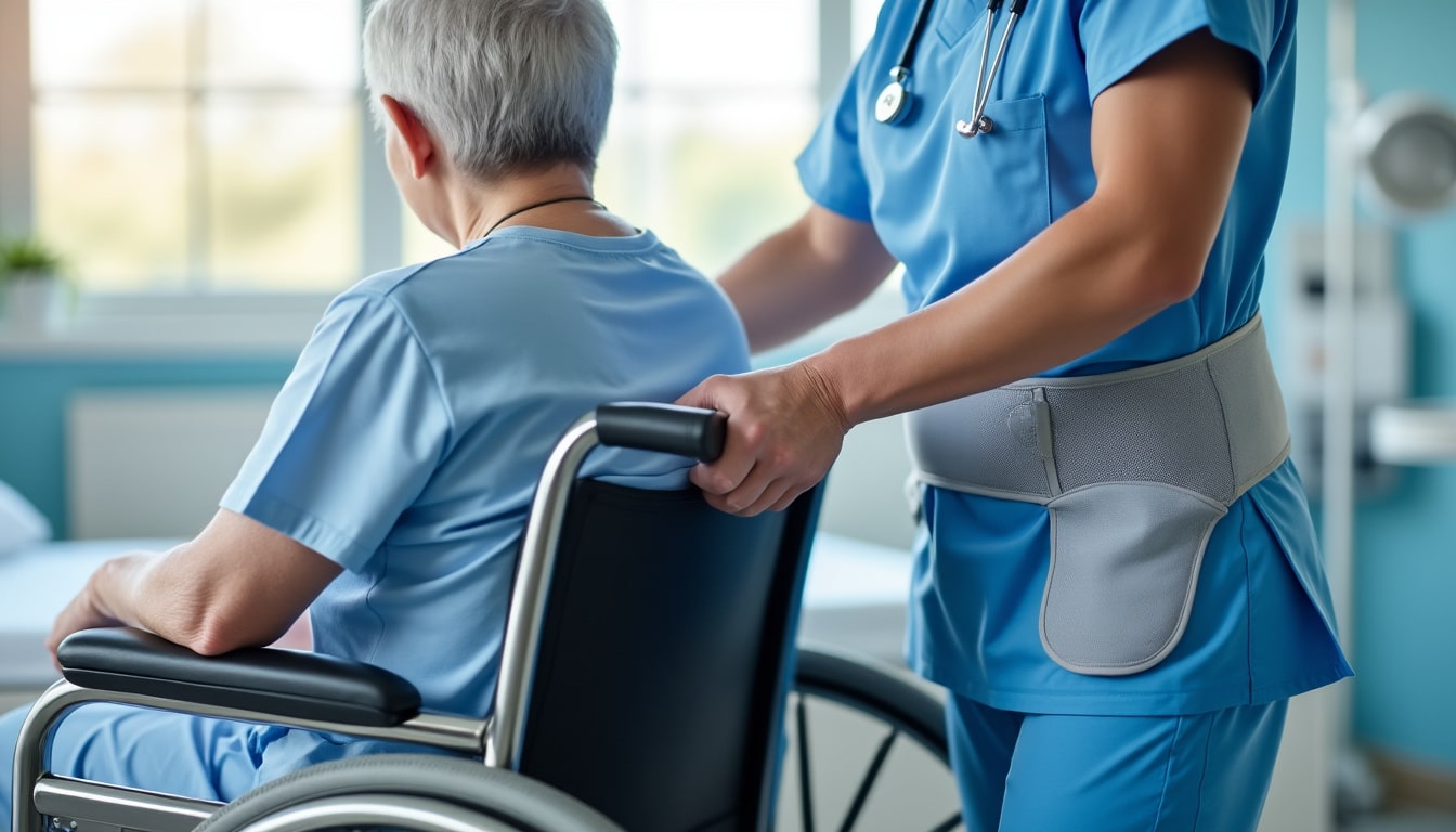Ceinture pour aide-soignant : le transfert de personnes