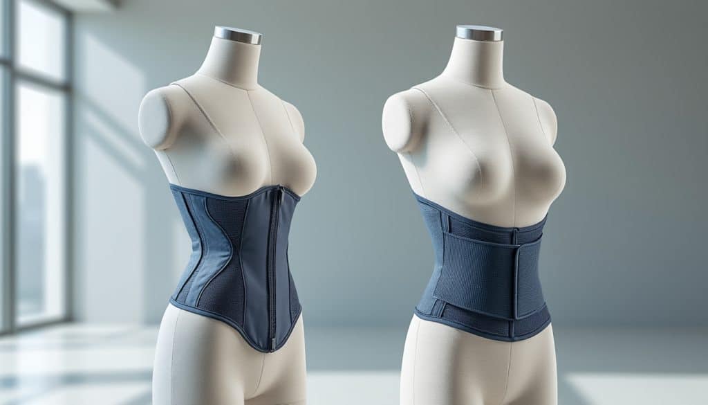 Corset orthopédique : la différence avec une ceinture de série