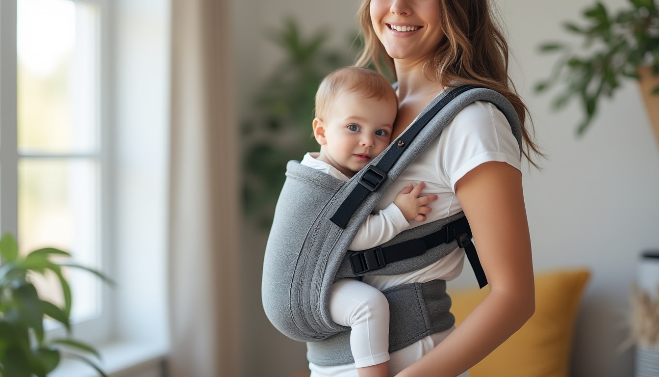 Ceinture de portage bébé : la répartition du poids
