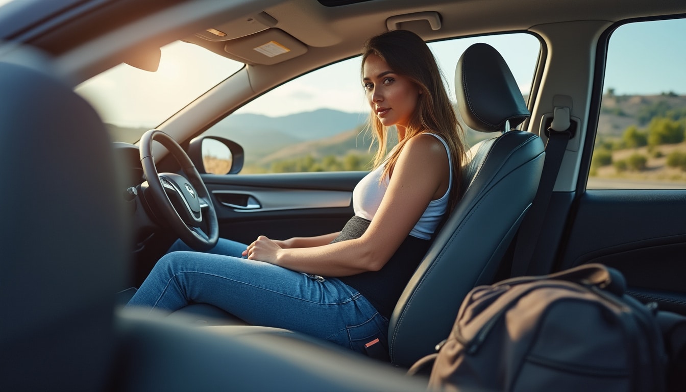 Ceinture lombaire et voiture : les longs trajets
